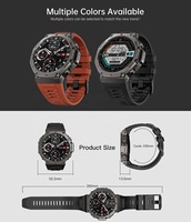Smartwatch DM58 para Hombre 2025 AMOLED de 1.43" GPS Reloj Deportivo para Exteriores 5ATM Impermeable Frecuencia Cardíaca SpO2 Más de 170 Modos Llamada BT Brújula