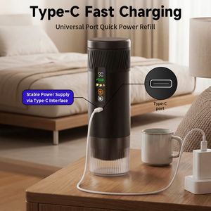 <span class=keywords><strong>Cafetera</strong></span> Portátil de Cápsulas, Eléctrica, a Batería, 4 en 1, Espresso, 20 Bares de Presión, 12V, para Hogar y Autocaravana, con Certificación CE, FDA y UKCA - Product Image 3