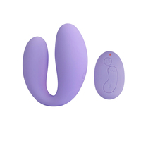 Aphrodisia Fernbedienungs-Klitoris- und Vaginalvibrator mit 10 Frequenzen IPX6 Wasserdicht Wiederaufladbar Geräuscharm Erwachsenen-Sexspielzeug