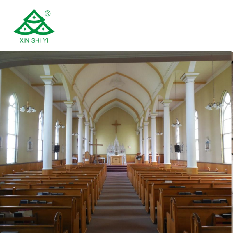 China Manufacturer Church Benches Wood Church