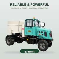 Camion malaxeur à béton électrique de 2 mètres cubes, petit, portable, auto-chargeur, transmission par boîte de vitesses, pour la construction résidentielle