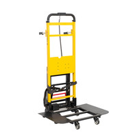 Chariot électrique pour escaliers, capacité de charge 350 lbs, moteur à balais 120W, pliable, pour entrepôt et déménagement