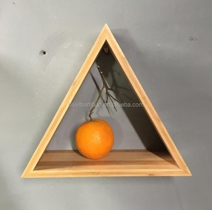 Étagère de rangement <span class=keywords><strong>murale</strong></span> en <span class=keywords><strong>bambou</strong></span>, organisateur, flottantes, pour le décor de la maison, offre spéciale - Product Image 4