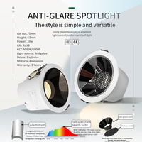 Shanhe Usine Vendre Boîtier Noir Smart Photographie Projecteur 10 Watt Projecteurs Mini Plafond Do Spot Light
