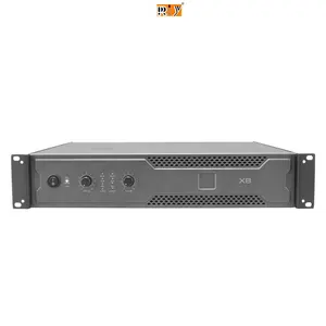 X8 2*800W 1600W H 2 ch 2U级专业功率放大器多功能超低音扬声器顶级专业音频放大器