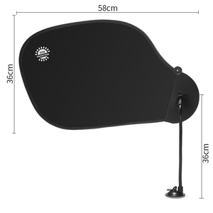 Nuovo Parasole per Laptop da Esterno Anti-Riflesso <span class=keywords><strong>con</strong></span> Ventosa, Pieghevole per Scrivania e Auto - Product Image 6