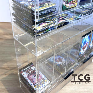 Distributeur Acrylique TCG Spot Pokémon 6 Emplacements, Conception Empilable et Convient Également pour Présenter des Cartes à Collectionner <span class=keywords><strong>Dragon</strong></span> <span class=keywords><strong>Ball</strong></span> - Product Image 5
