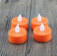 Lampe à bougie sans flamme LED multicolore, bougies à effet de flamme réaliste pour la décoration de la maison et les fêtes