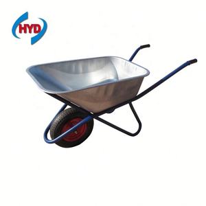 निर्माण स्टेनलेस स्टील टिकाऊ भारी शुल्क 1-पहिया व्हीलबैरो - Product Image 5