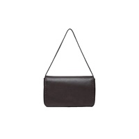 Sac bandoulière vintage en cuir véritable tanné végétal pour femme, idéal pour les trajets quotidiens