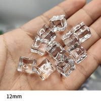 DD1539 Gel rapide Transparent Coloré Simulé En Plastique Bloc De Glace DIY Cristal Essentials Réutilisable Carré Glaçons