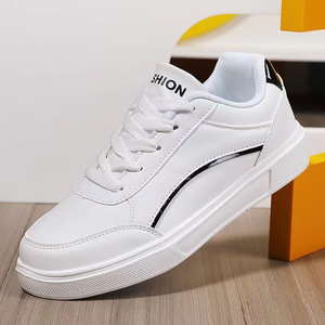 Zapatos Blancos para Pareja, Zapatos de Skate, Zapatos Deportivos Ligeros con Suela Blanda, Zapatos Casuales de Viaje para Hombre - Product Image 3