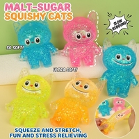 Jouets Capybara Squishy Transfrontaliers, Jouet Sensoriel Extensible pour Enfants, Jouet Anti-Stress à Presser, Jouet Fidget à Rebond Lent, Personnalisable