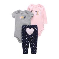 Ensemble 3 pièces barboteuse, veste et pantalon pour bébés garçons, vente en gros