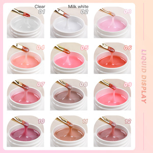 Jelly <b>Extension</b> Gel <b>Nail</b> Builder 15ml Sculpture Hard Private Label Custom Logo Manicure Salon Building Construction Gel Tool - Product Image 3