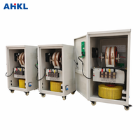 Conditionneur de tension monophasé de haute précision AHKL 15KVA 20KVA 30KVA de type servo pour machines et compresseurs d'air