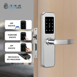 Wifi kết nối thông minh khóa nhà ttlock App kiểm soát truy cập an toàn mật khẩu bàn phím đám mây gỗ Brass thép cửa nhôm - Product Image 2