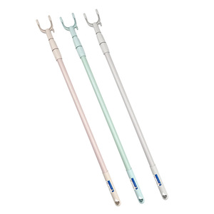 Plastic extendable clothes drying <b>pole</b>, portable clothes support <b>pole</b>, solid color balcony clothes drying <b>pole</b>, dormitory - Product Image 5