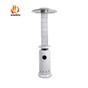 Glass Tube Outdoor Heater Iron Powder Coated Flame Gas Heater CE Certificate