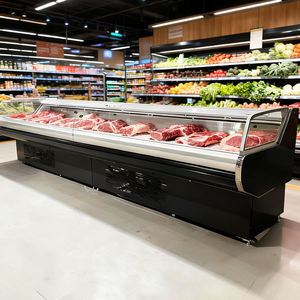 Vitrine réfrigérée pour la viande de poulet fraîche, <span class=keywords><strong>comptoir</strong></span> de boucherie, réfrigérateur, congélateur, armoire frigorifique pour la vente en supermarché - Product Image 1