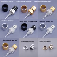 Pompe pulvérisatrice à sertir pour parfum 13mm 15mm 18mm avec bouchon à vis et capuchon à clipser – Vente en gros