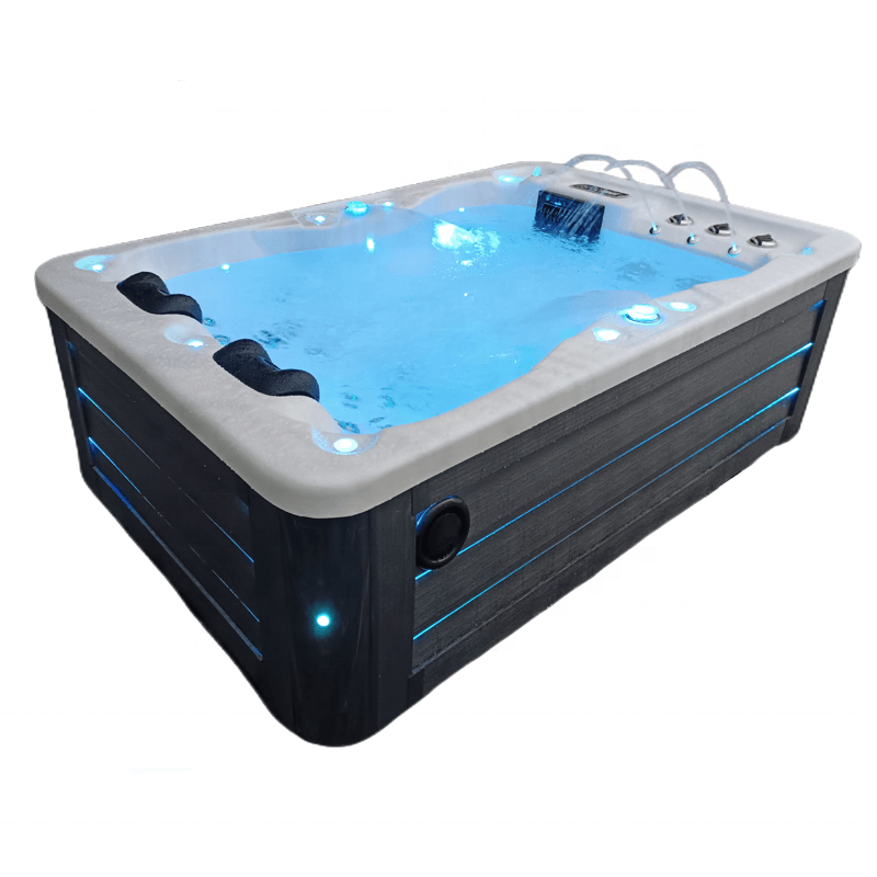 OEM/ODM 2 человека роскошный акриловый массажный спа-джакузи автономный открытый плавательный спа-бассейн