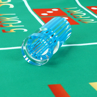 Accessoires de roulette en acrylique transparent pour jeu de table