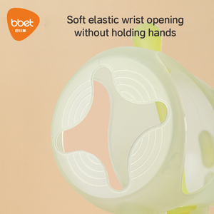 Pas de goutte sans BPA Silicone mitaine sucette jouet à mâcher nouveau-né bébé poignet main saisir des anneaux de dentition pour les besoins de succion - Product Image 3