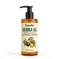 Minyak Jojoba Murni 100% Premium Maroko, Cold Pressed dari Biji, 473ml, untuk Diffuser Rumah, Perawatan Rambut, Perawatan Kulit, Aromaterapi, Pijat, Humidifier, 100%