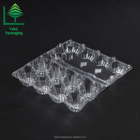 Plateau à œufs personnalisé à 8 cavités pour œufs de poule et de canard, en CPET, écologique, jetable, sûr pour les aliments, empilable, pour la maison