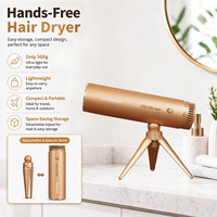 Sèche-cheveux de voyage compact 1200W, séchage rapide, haute vitesse, sèche-cheveux ionique pour des cheveux lisses et soyeux