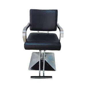 เก้าอี้ตัดผมปรับระดับได้ หมุนได้ โครงอะลูมิเนียม สำหรับร้านทำผม - Product Image 2