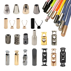 Nhà Sản Xuất Bán Buôn Vàng Không Thấm Nước Bikini Ren Aglet Vàng Tùy Chỉnh Kẽm Hợp Kim Dây End Khóa Nút Cho Đồ Bơi - Product Image 1