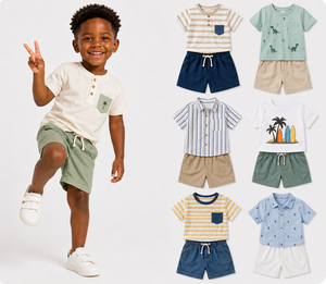 Ropa de Verano para Niños a la Moda, Envío de Estilos Variados, Mezcla Aleatoria, Amplio Stock y Entrega Exprés - Product Image 1