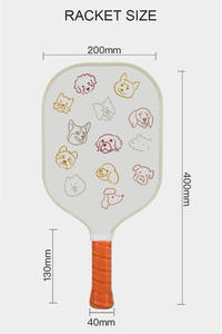 Chifory Sports compétition professionnelle T300 raquette de pickleball en Fiber de carbone personnalisée pressée à froid 16mm divertissement d'entraînement - Product Image 6