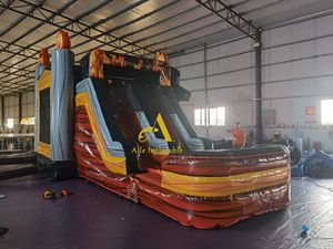 <span class=keywords><strong>Monster</strong></span> Truck Combo Maison gonflable extérieure avec toboggan Château sautant sec et humide avec toboggan à <span class=keywords><strong>2</strong></span> voies - Product Image 3