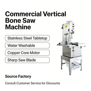 Sierra para huesos de seguridad para cafeterías escolares con mango protector, interruptor de seguridad y protección para jóvenes trabajadores - Product Image 3