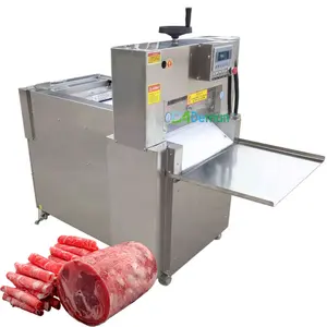 Frozen meat slicer Beef mutton roll cutting machine Black-bone chicken roll making machine