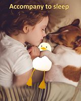 Lampes de chevet pour chambre d'enfant Portable Rechargeable Animal Boys Girls Squishy Birthday Xmas Gifts Light Duck Night Light