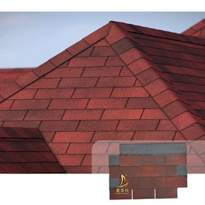 Sangobuild bitum lợp Vật liệu màu đỏ hình lục giác khảm phong cách 3 mét vuông bó cảm thấy mái bệnh zona gần tôi nhựa đường ván lợp gạch - Product Image 3