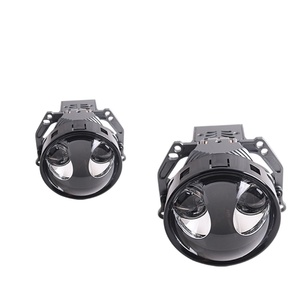 Système d'éclairage automobile SANVI, projecteur bi-LED A12 Max de 3 pouces, phare 80W 6000K avec double lentille prismatique, projecteur LED pour voiture - Product Image 2