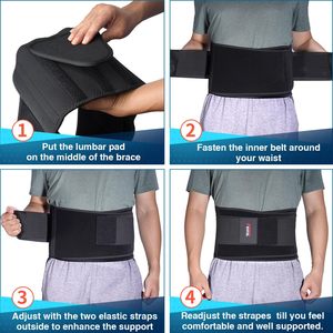 Cintura Ortopedica Traspirante per Supporto Lombare con Imbottitura - Product Image 4