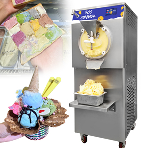 Mvckyi thương mại Máy làm kem cứng 48L/h Máy làm kem Ý 5 chức năng Gelato <span class=keywords><strong>Maker</strong></span> <span class=keywords><strong>Sorbet</strong></span> máy bằng Cháo sàn - Product Image 1