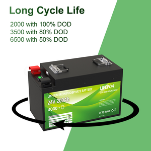 Batterie au lithium 24V 200Ah pour voiturette de golf, rechargeable, à décharge profonde, pour stockage d'énergie solaire - Product Image 2