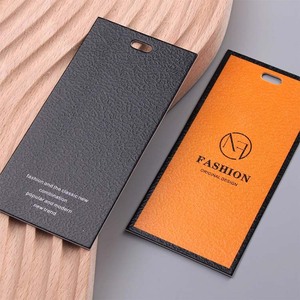 Hot tùy chỉnh in logo sang trọng treo nhãn Logo thẻ quần áo treo <span class=keywords><strong>tag</strong></span> - Product Image 3