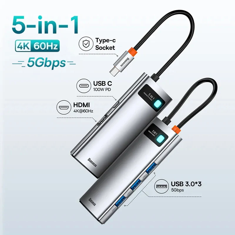 5 En 1 60Hz USB 3,0