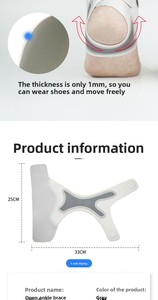 Supporto per Caviglia Unisex, Protezione Sportiva Anti-Entorsione per Basket, Calcio, Corsa con Chiusura a Strappo - Product Image 3