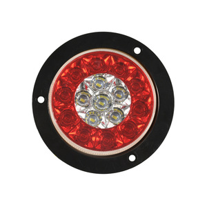 Đèn hậu xe tải LED đa năng 12V 24V 4 INCH lắp ráp với viền nhựa, tích hợp đèn phanh, đèn xi nhan, đèn hậu - Product Image 1