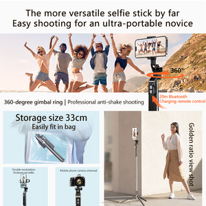180cm có thể gập lại Selfie Stick cho 5.0 điều khiển từ xa di động cầm tay máy ảnh Monopod Tripod cho điện thoại di động & bay không người lái - Product Image 2
