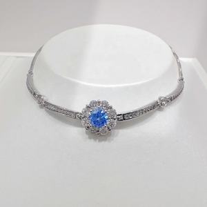 Pulseras de Plata S925 con Piedras de Esmeralda y Circonita, Elegantes y Apilables, Precio de Fábrica, para Chicas - Product Image 3